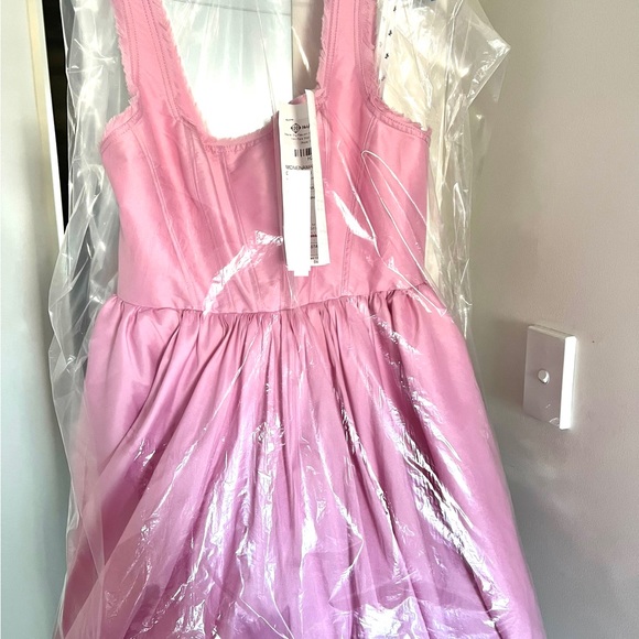 AJE Size 12 Suzette Bubble Dress Pink💕 - Picture 3 of 10